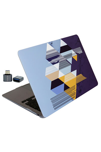 Mcstorey Macbook Air Kılıf 13.6 Inç M2-m3-m4 Uyumlu Tangram01nl (AİR 13.6") A...