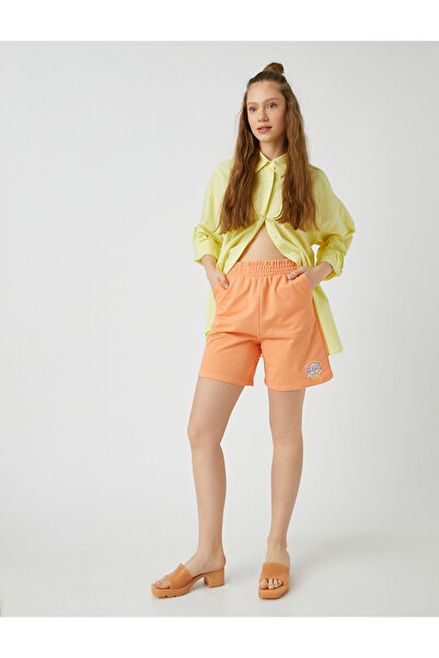 Koton Ψηλόμεση εμπριμέ σορτς