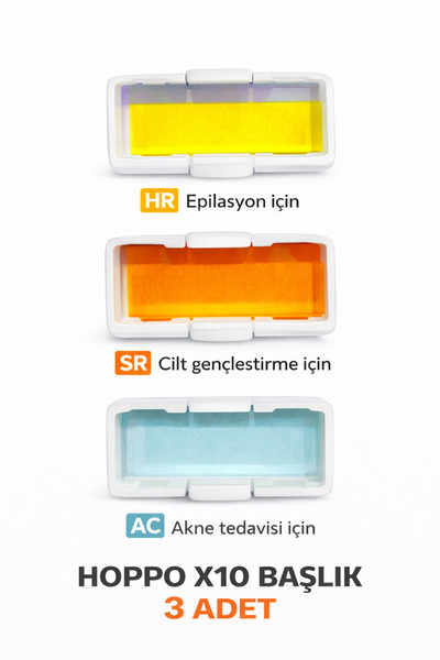 hoppo X10 HR AC SR Başlık 3 Adet Takım