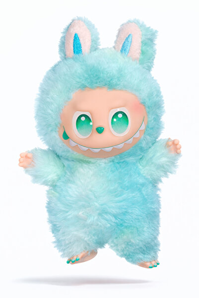 OEM Ключодържател играчка - тип лабубу - 15 см - зелен