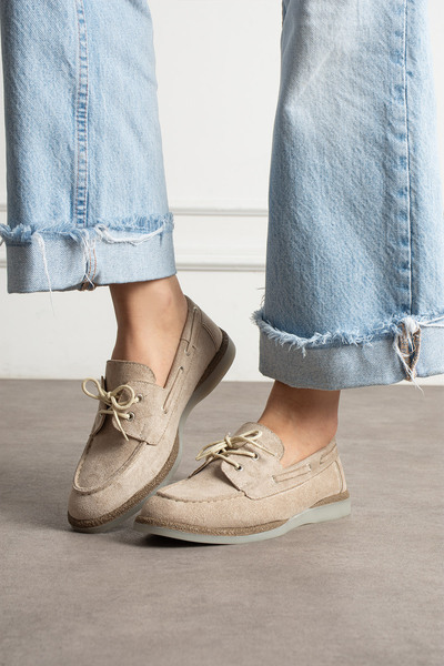 guijarro Loafer pentru femei cu șireturi - Pantofi casual confortabili de zi ...