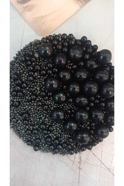 hediyehobihersey Siyah Festival Boncuk Şeker Draje Süsleme 50 gr