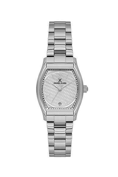 Daniel Klein ساعة نسائية فاخرة من الفولاذ المقاوم للصدأ باللون الفضي DK.1.141...