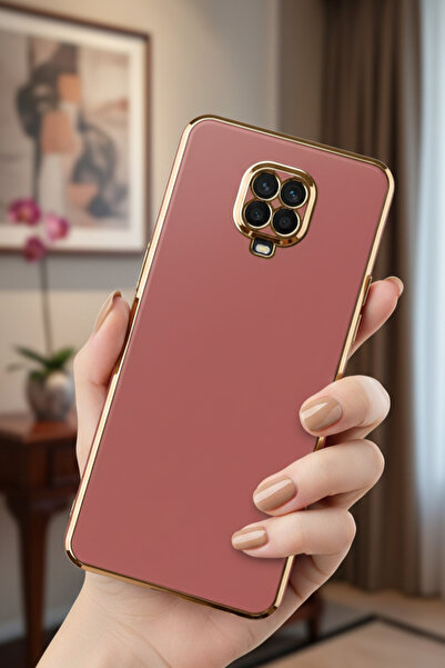 AQUA AKSESUAR Xiaomi Redmi Note 9 Pro Uyumlu Parlak Altın Kenarlı Kamera Koru...