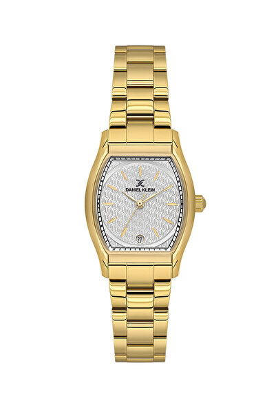 Daniel Klein ساعة نسائية فاخرة من الفولاذ المقاوم للصدأ مطلية بالذهب DK.1.141...