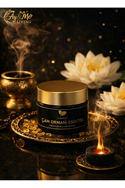 Layansaa çam ormanı esintisi aromalı buhur serisi tütsü 50 cc (4 ADET BUHUR K...