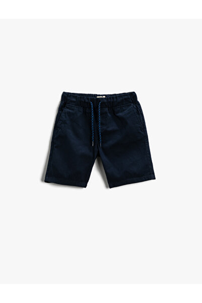 Koton Shorts Waistband Pocketed Cotton