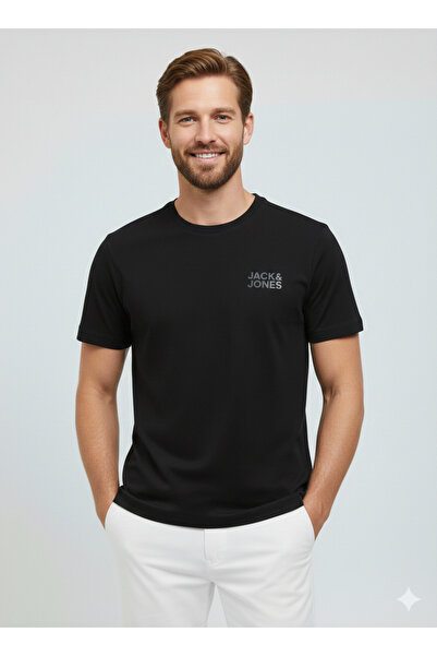 Jack & Jones Ανδρικό μπλουζάκι με λογότυπο Jack Jones Jjecorp O λαιμό 1215195...