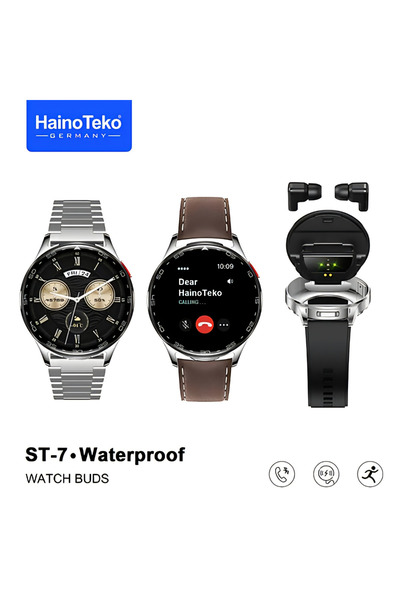 beemen Haino Teko Germany ST-7 Watch Buds Water Proof Kulaklıklı Akıllı Saat