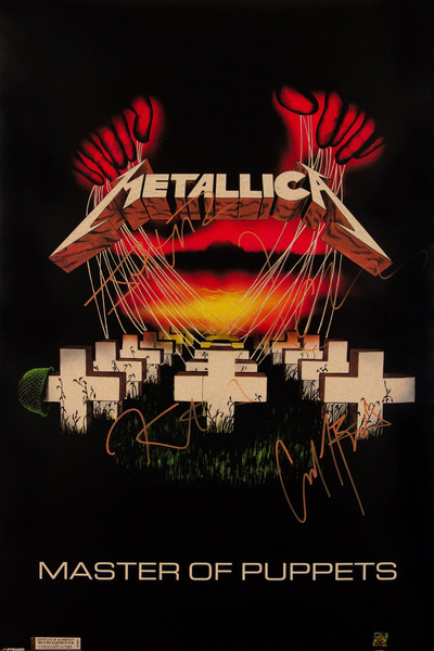 Caph Design Metallica Vintage Kraft Poster - 33x48cm