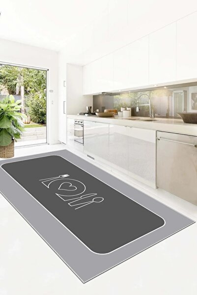 Genel Markalar Kesme Halı Desenli Dijital Baskı Yıkanabilir Kaymaz Taban İnce...