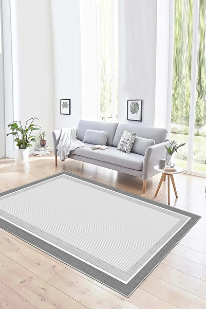 MNC Salon Halısı Yolluk Dijital Baskı Yıkanabilir Kaymaz Taban  8152+