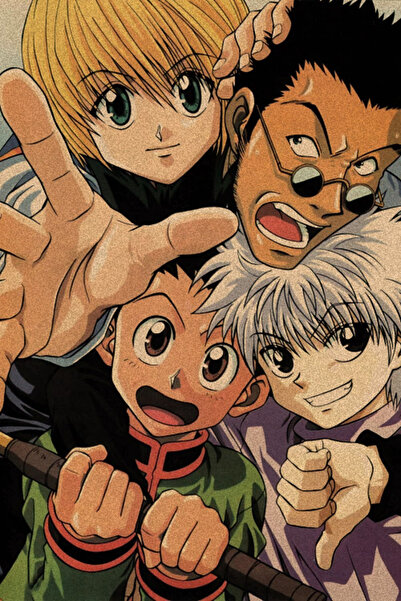Caph Design Hunter x Hunter Anime Vintage Kraft Poster - 33x48cm