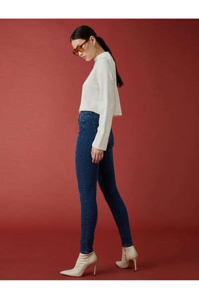 Koton Blugi slim cu talie înaltă - Carmen Jean