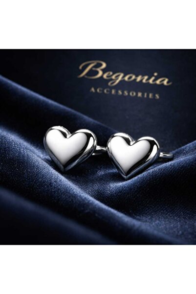 Begonia Accessories Vip Steel, Anti-Allergic, Non-Tarnish, 5 mm Heart-Shaped ...