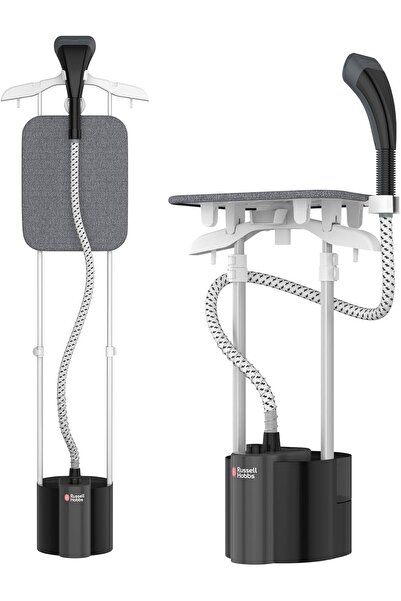 RUSSELL HOBBS مكواة بخار عمودية سهلة الاستخدام، 2000 واط، رمادي/أبيض، GS101