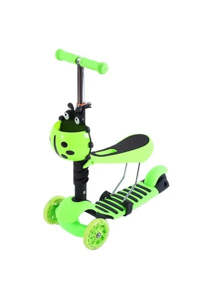 OEM Trotineta multifunctionala Smart Kid 5 in 1 buburuza gargarita lumini - V...