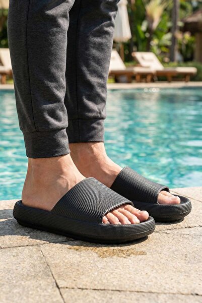 GEZER Yazlık Erkek Eva Banyo Bahçe Islak Zemine Uygun Terlik