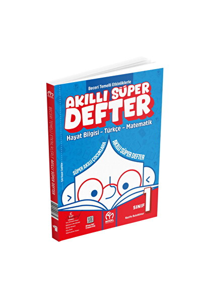 MODEL EĞİTİM YAYINCILIK 1.sınıf Akıllı Süper Defter - Bol Bol Etkinlik