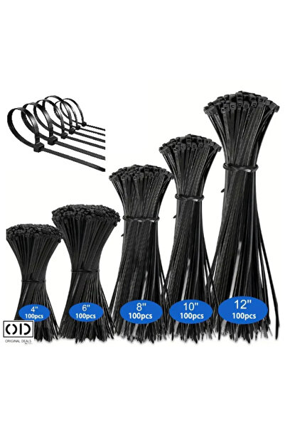 ORIGINAL DEALS Δεματικά καλωδίων (Zip Ties), πλαστικό PVC, σετ 500 τεμαχίων