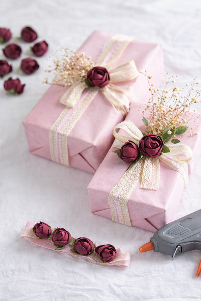 Arma House Bordo 20 Adet Kafa Şakayık Çiçek ( Yapay Çiçek )