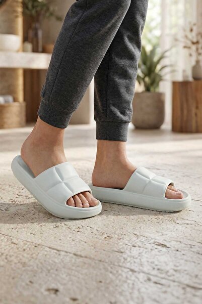 GEZER Papuci de vară pentru femei, baie, grădină, piscină