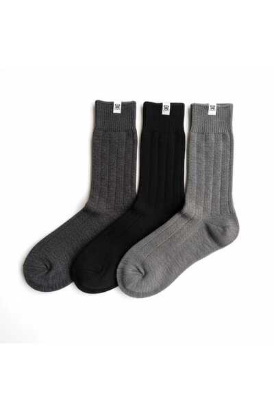 THAGOS Kadın 3'lü Lambswool (yün) çorap