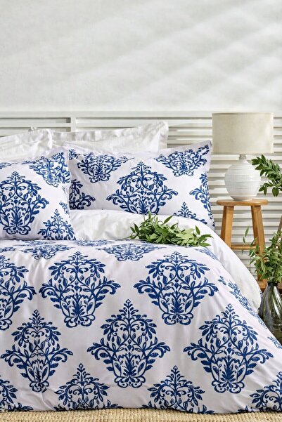 Always Double Sided Double Duvet Cover Set Damask with Elastic Sheet