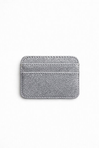 keisy Wendy Premium Wallet Silver Glitter Card Holder