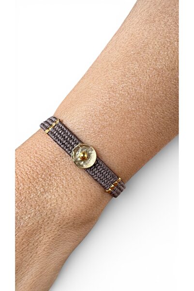 Bensei Takı Dükkanı BENSEİ سوار منسوج قابل للتعديل باللون البني مع إكسسوارات ...