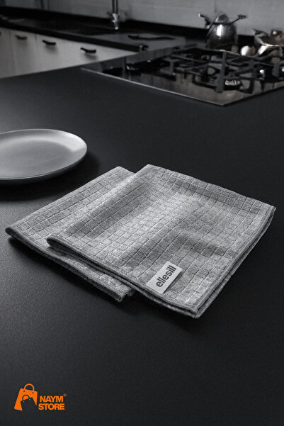 meastore مجموعة قماش التنظيف السحري من الألياف الدقيقة للمطبخ والزجاج مقاس 40x40