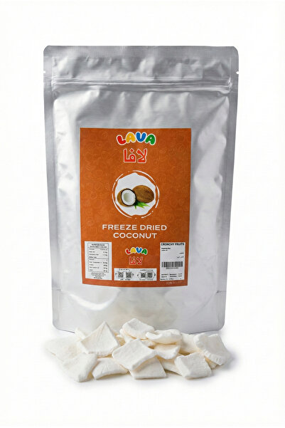 Lava Roastery جوز الهند المجفف بالتجميد الممتاز، 100 غرام، مقرمش وطبيعي