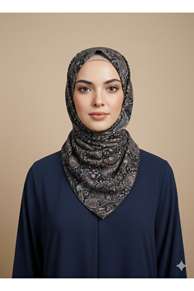 polo istanbul FLAMLI KETEN TÜLBENT EŞARP