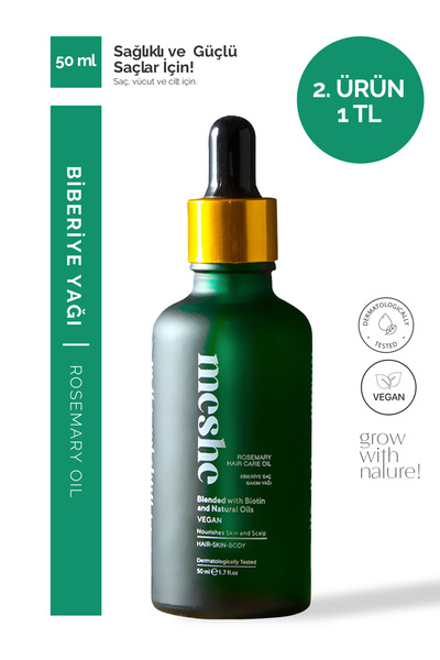 Meshe Biberiye Yağı Complexi Saç Dökülmesi ve Yıpranmış Saçlar için Hızlı Saç...