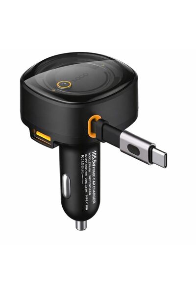 Aspor شاحن سيارة A972 بقوة 87.5 واط