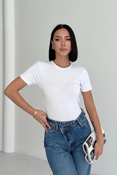 Lunamiratto Επαγγελματικό κοντομάνικο μπλουζάκι με λαιμόκοψη