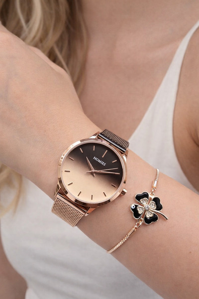 Homies Women's Wristwatch-Gift Bracelet-With Original Box-Special for Valenti...