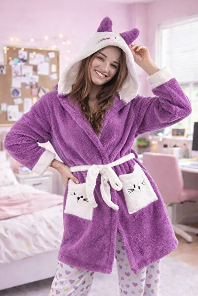 Bellahomeart Welsoft Kapşonlu bornoz