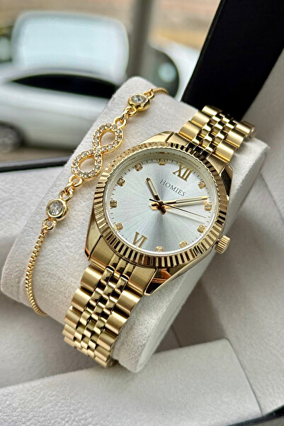 Homies ساعة يد نسائية - علبة هدايا أصلية، هدية سوار. هوم 87456563