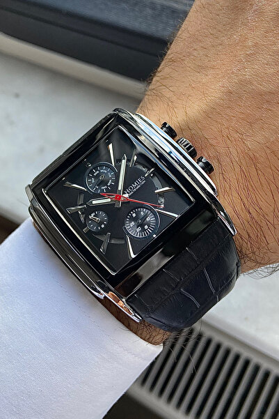 Homies Men's Wristwatch - Leather Cord, with Calendar and All Functions Work