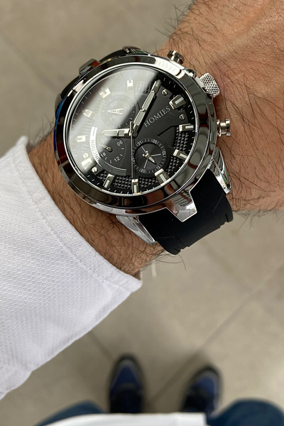 Homies ERKEK KOL SAATİ SİLİKON KORDON 3 ATM SU GEÇİRMEZ TÜM FOKSİYONLARI ÇALI...