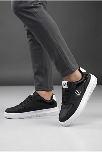 SOLAZER Pantofi de zi cu zi cu talpă ortopedică albă pentru bărbați 060