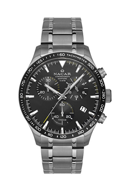 Nacar Nc34-25B019-Tbsm Titanium Chronograph Men's Watch