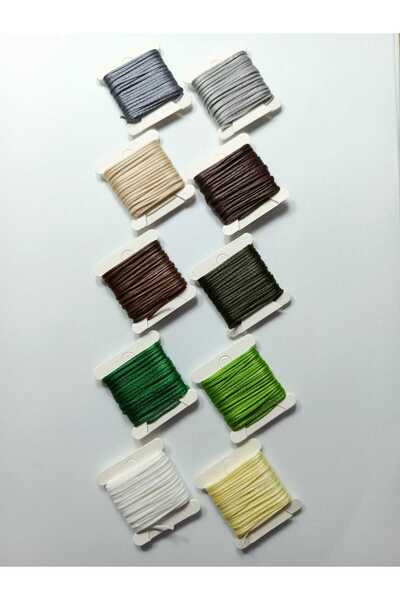 Eskişehir hobi sanat Snur ceară de 50 de metri - 10 culori, set de colier și ...