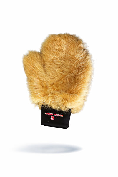 NEWMİX Orijinal Kuzu Postu Eldiveni Sarı