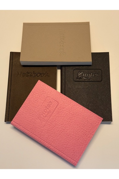 notin paper 4'lü Set Çizgili Karışık Renkli Defter