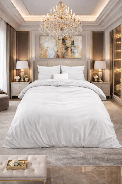 DreamHomes Dreamhouse Double bed linen, 100% cotton flannel, 3 pieces, 200x20...