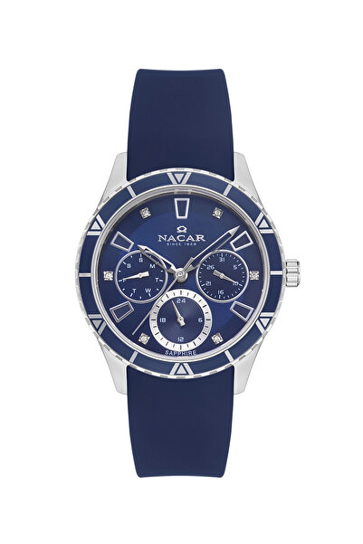 Nacar SAFİR CAM SPOR MAVİ KADIN KOL SAATİ NC38-396350-ALS3