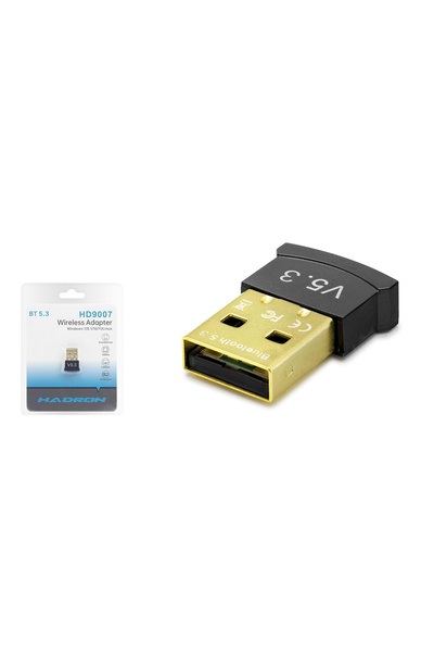 HADRON HD9007 Bluetooth Dongle Pc Usb V5.3 Siyah