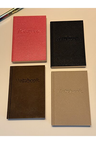 notin paper 4'lü Set Kareli Karışık Renkli Defter